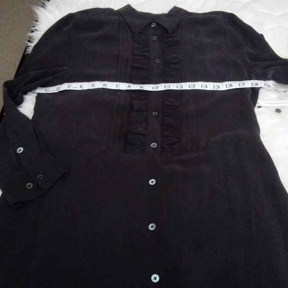 Equipment Dresses Equipment Silk Dress In Navy Blue Poshmark